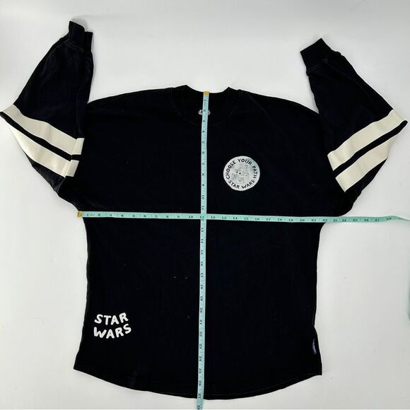 Star Wars The Mandalorian "Choose Your Path" Oversized Spirit Jersey Black Small - Picture 11 of 12